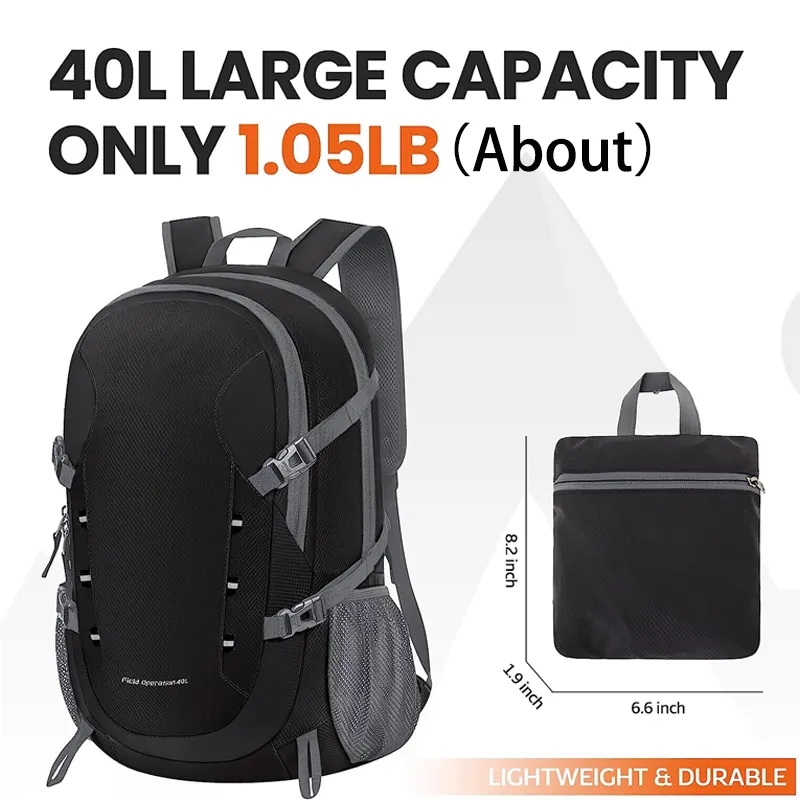 Custom Lightweight Packable Hiking Backpack 5