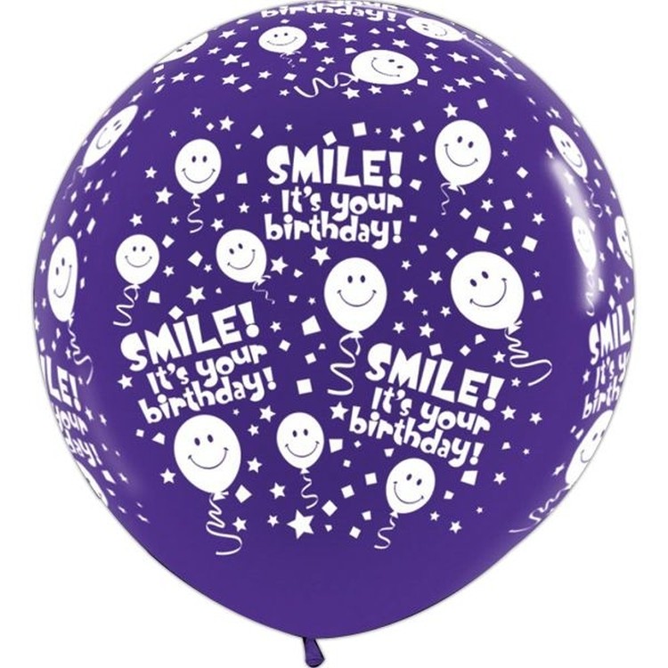 3' Fashion Solids Balloon - Printed 1 Side/ 1 Color 1