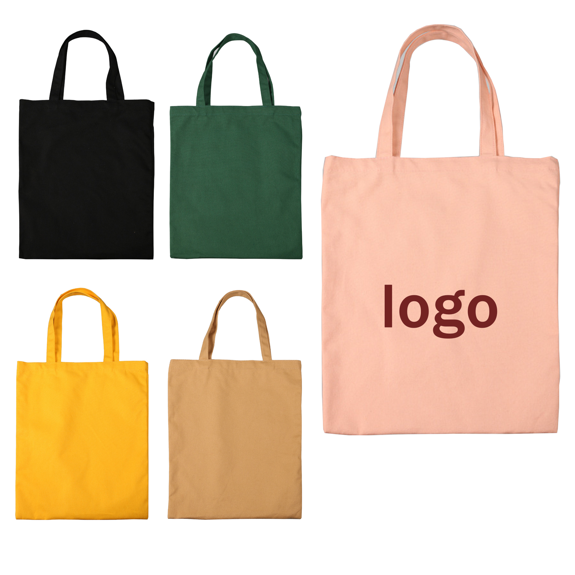 Student Textbook Canvas Tote Bag, custom tote bag with logo imprint 2