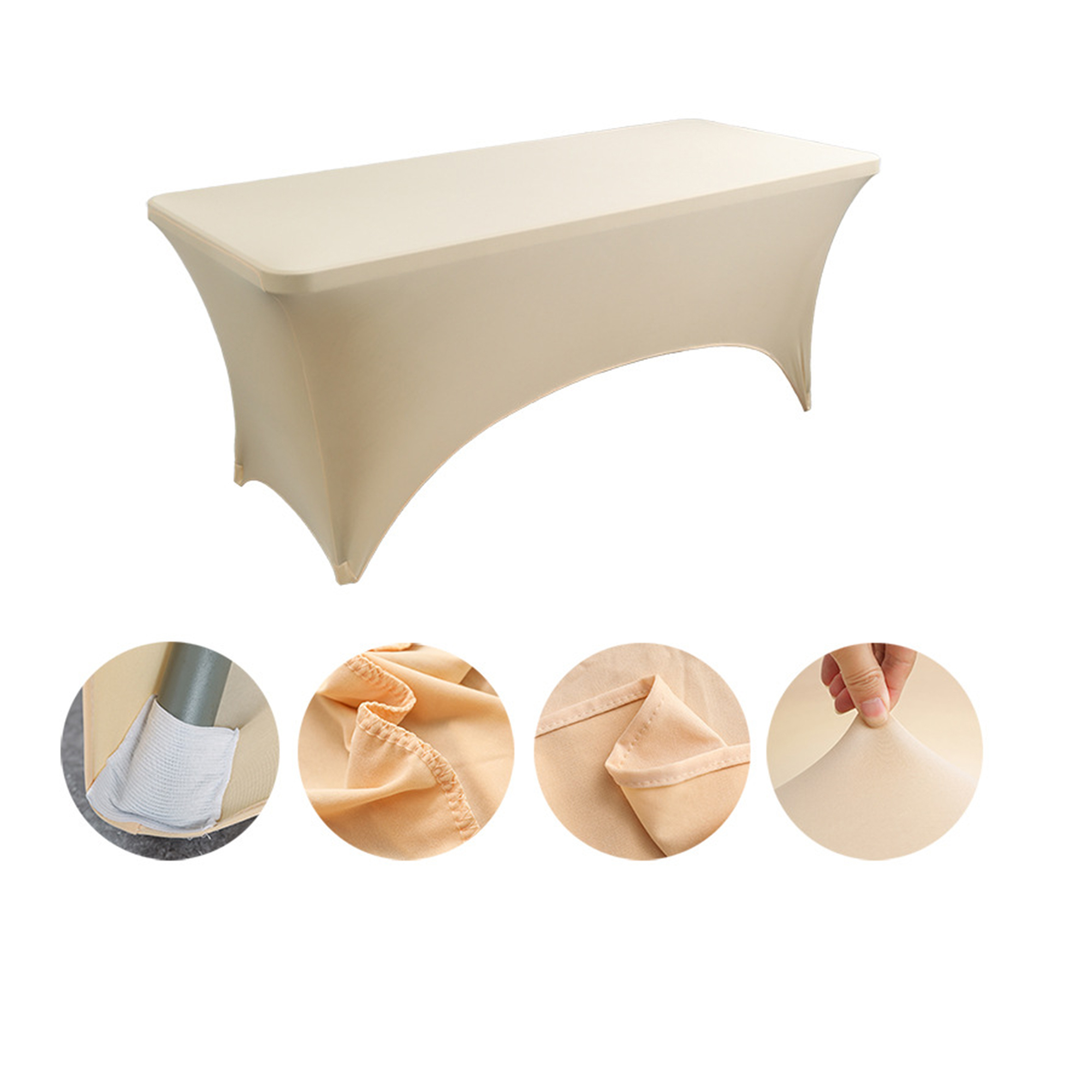 Six Foot Full Color Spandex Fitted Table Cover 7