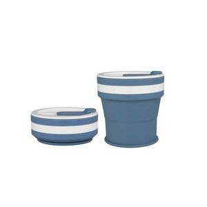 100ml Silicone Collapsible Cup With Clear Lid And Handle 23