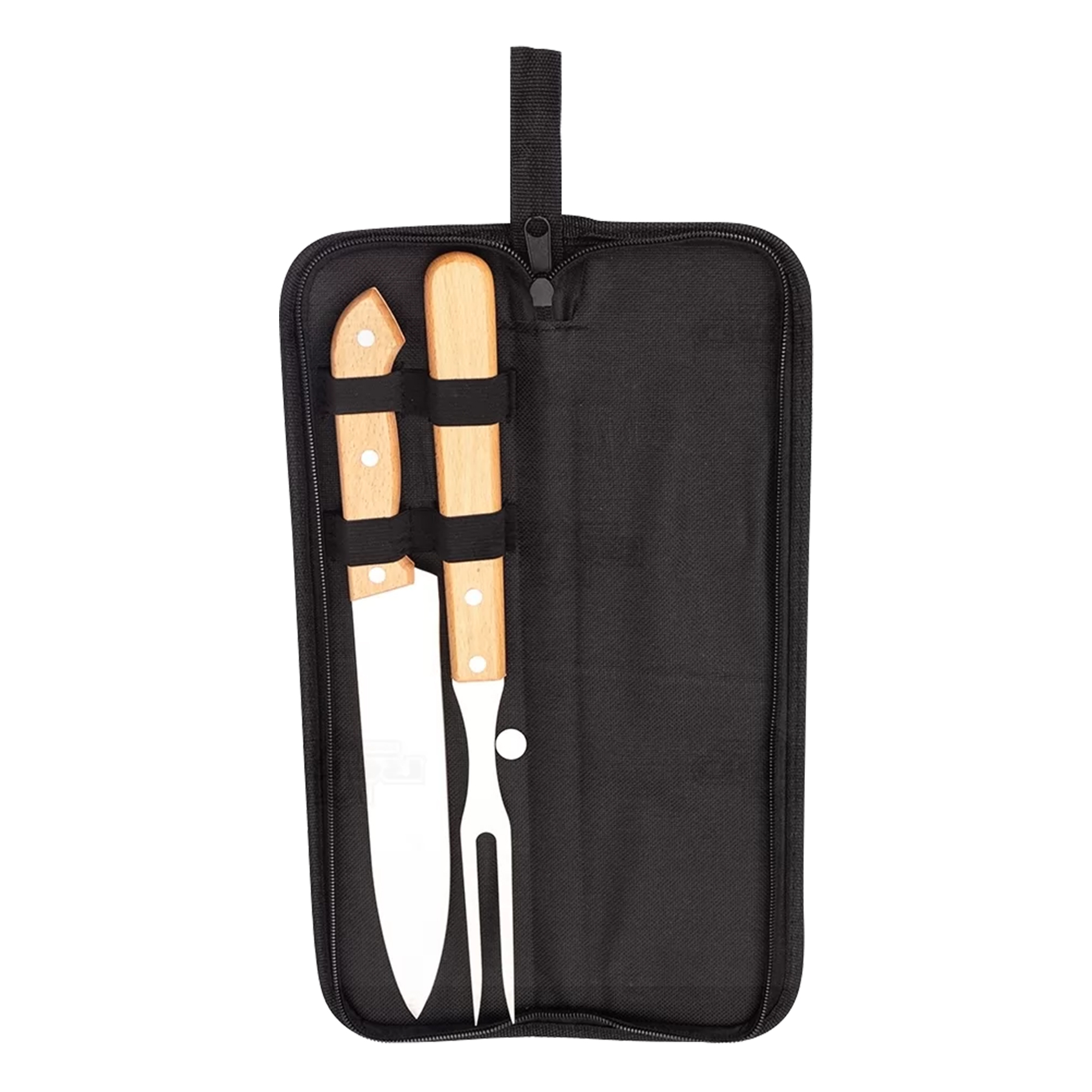 6PCS Stainless Steel Barbecue Tool Set With Packing Bag 2