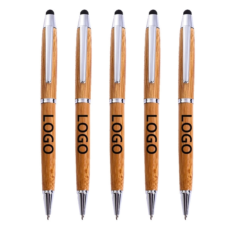 Real Wood Pen with Stylus 4