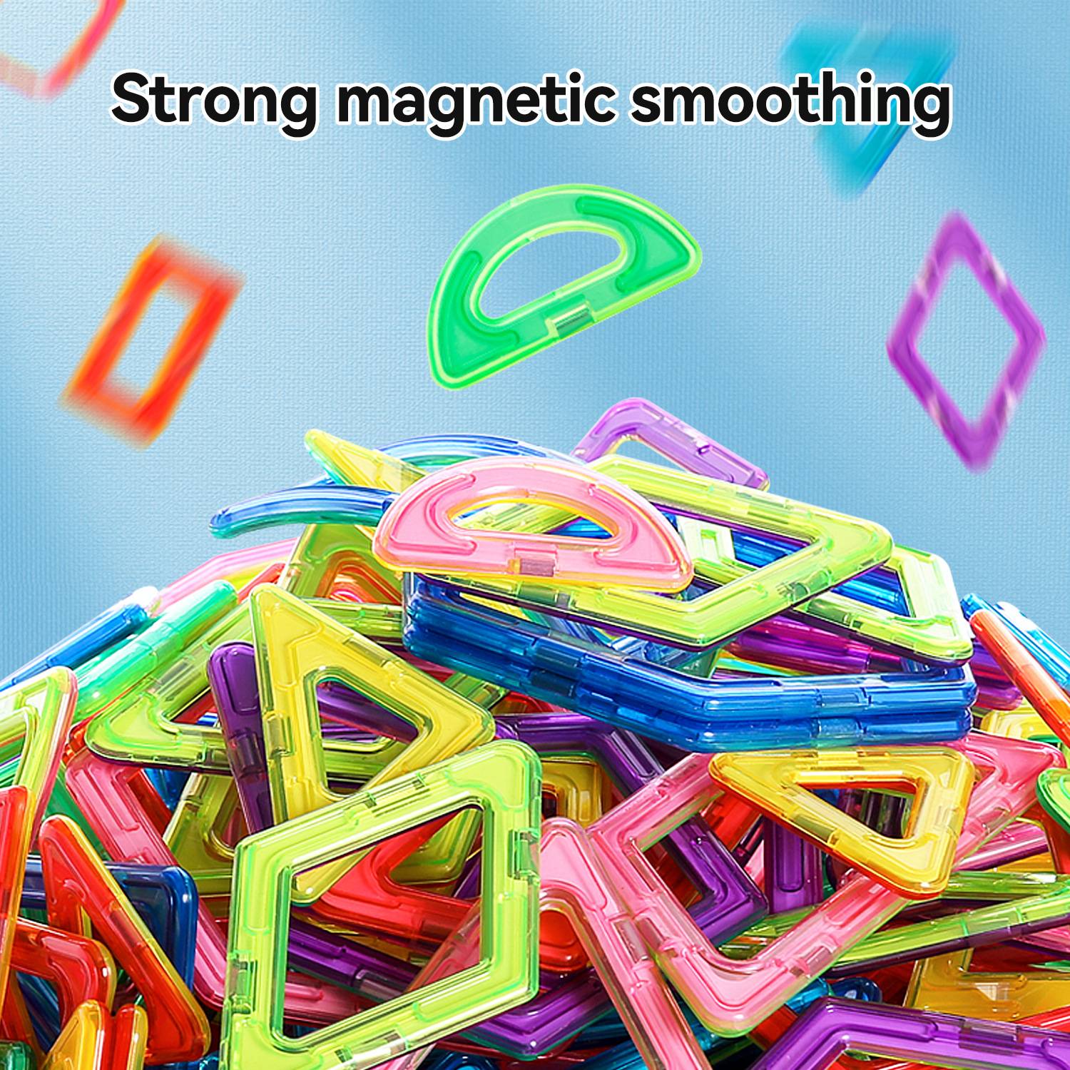 Magnetic Blocks Tough Tiles Toy 10