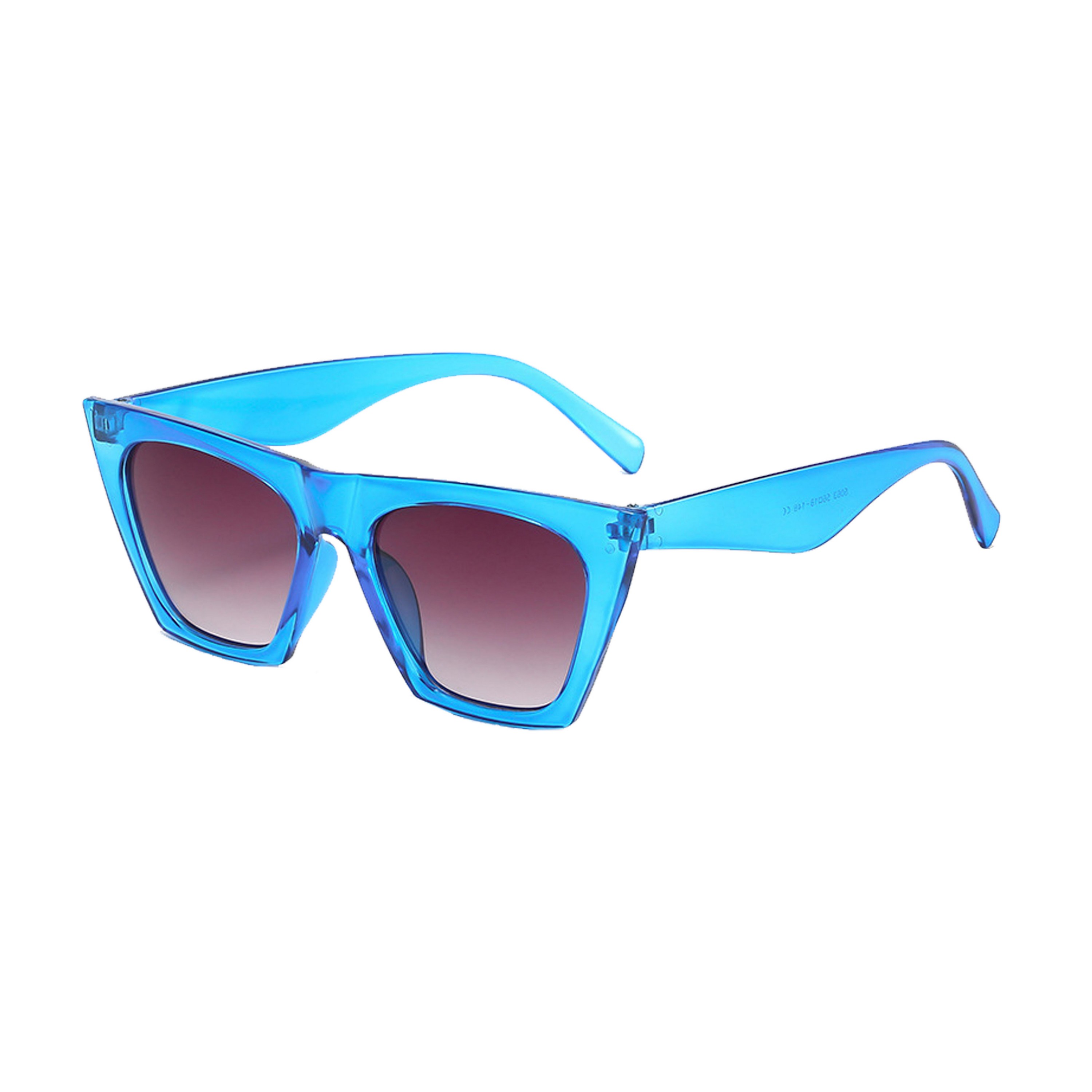 Oversized Square Cateye Sunglasses-Ocean 5