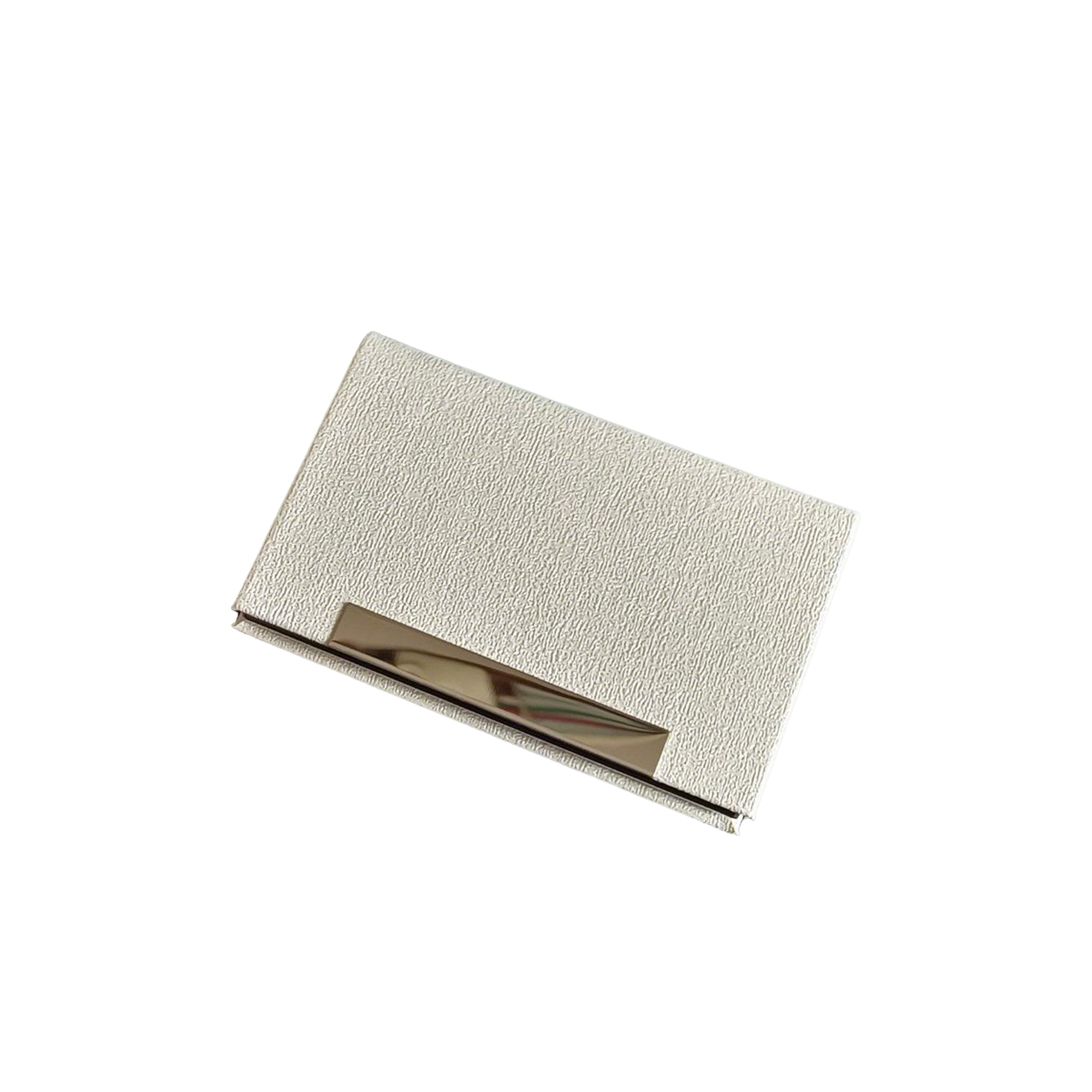 PU Leather Metal Business Card Holder Slim Case 5