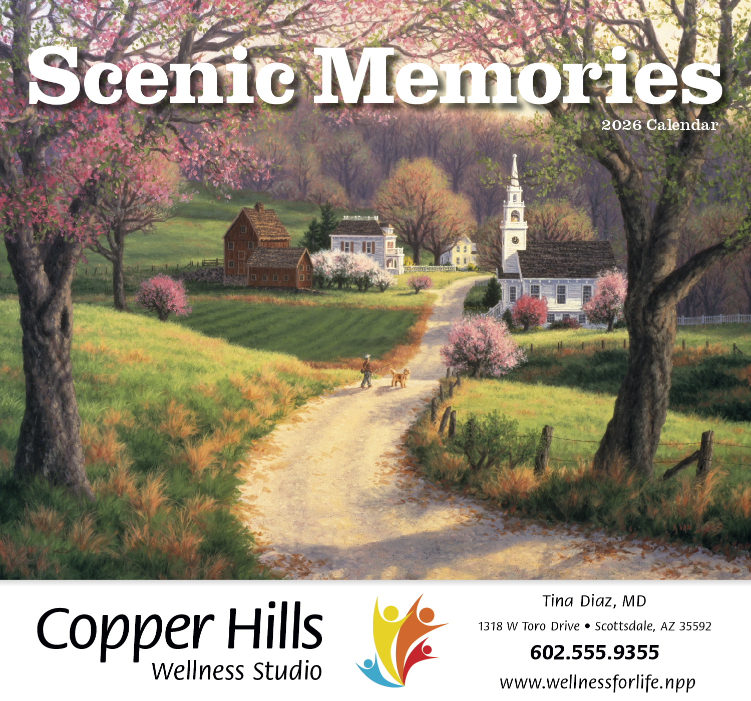 Good Value™ Scenic Memories - Stapled Calendar 25