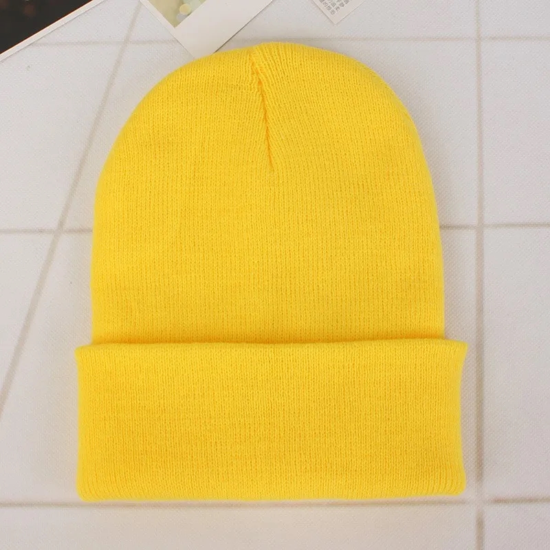 acrylic knitted beanie 9