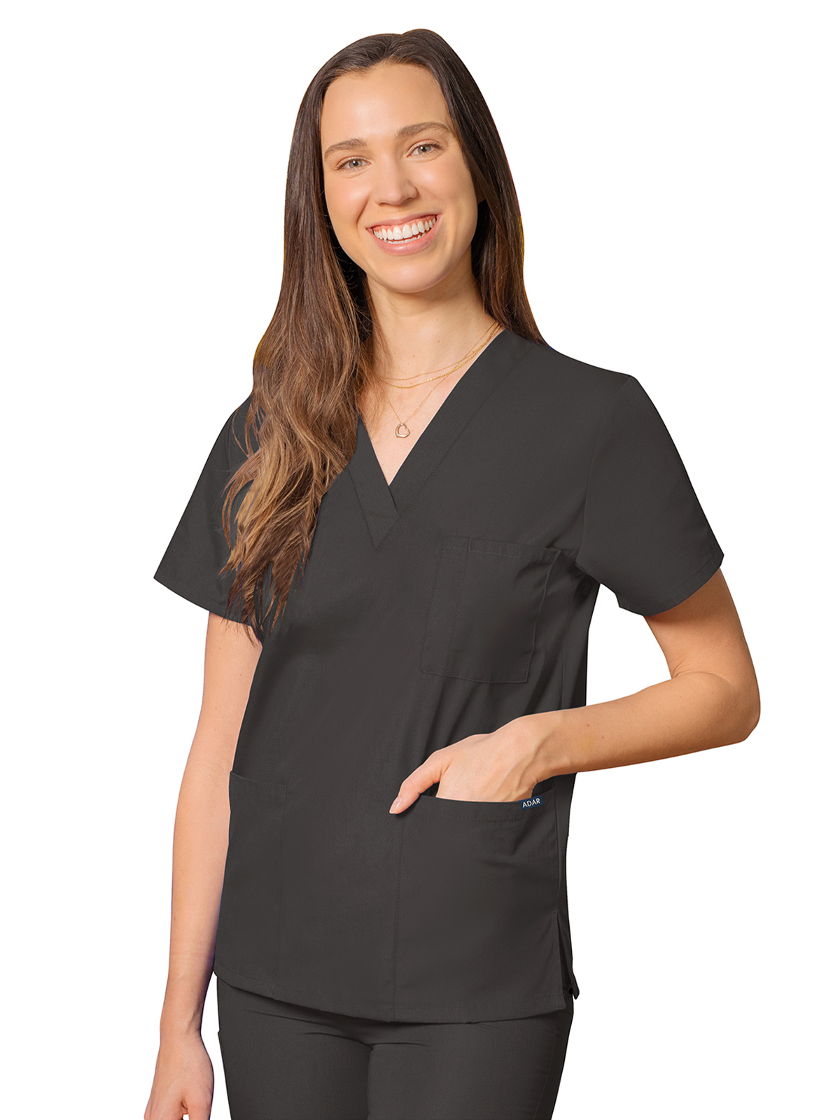 Adar - Universal - Unisex 3-Pocket V-Neck Top 16