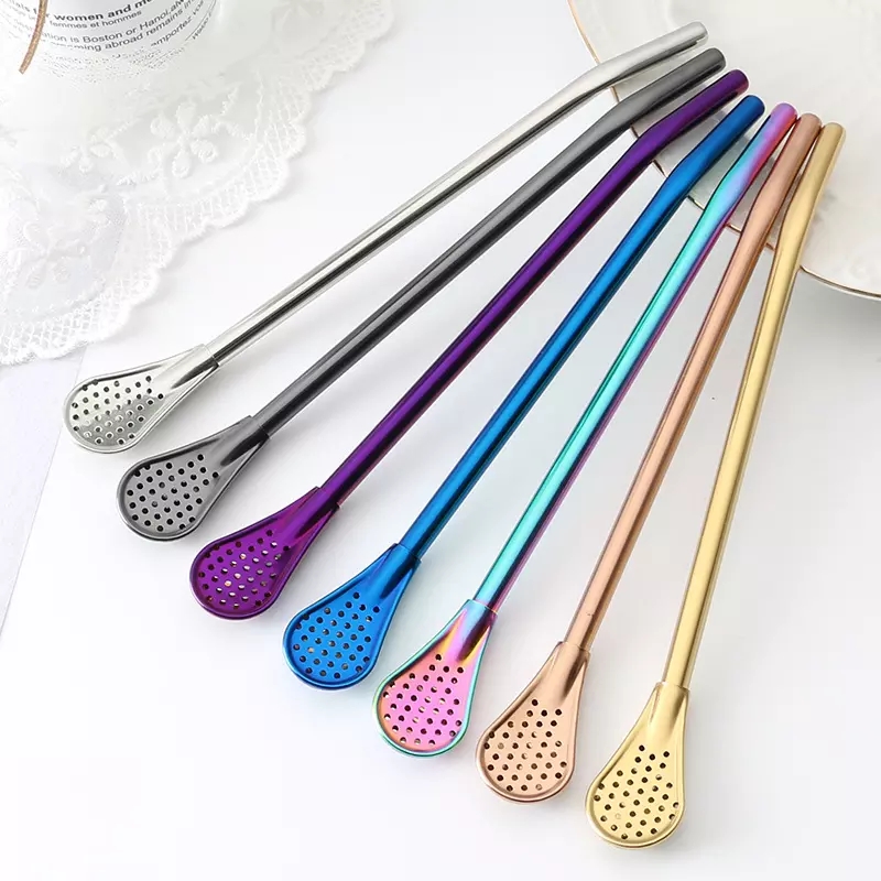 3 In 1 Stainless Steel Straw Spoon 4