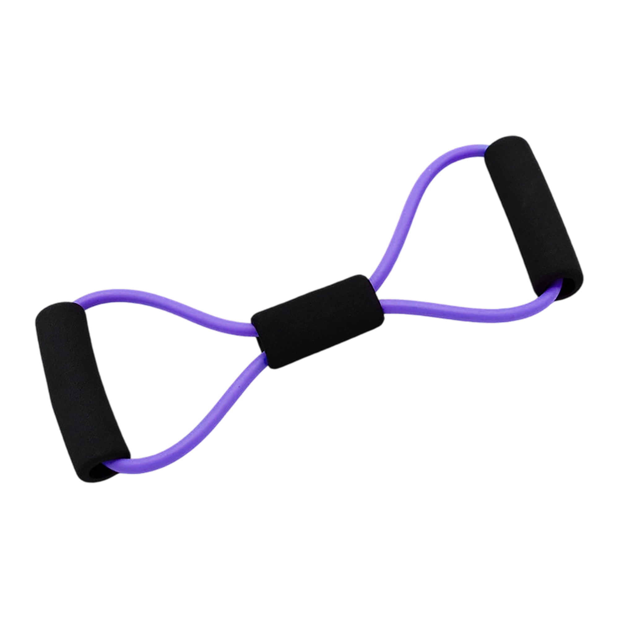 TPE Resistance Band With Foam Handle For Yoga And Strength Training 6