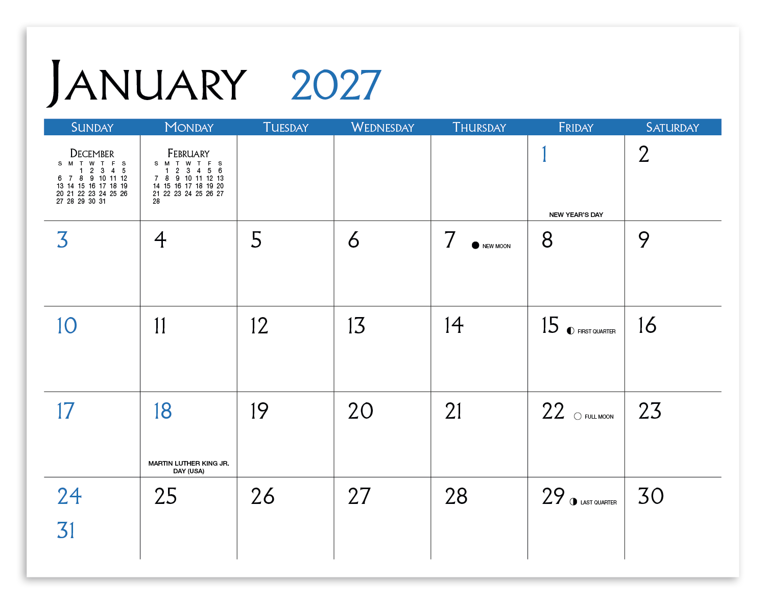 Triumph® Calendars Small Quantity Custom - Stapled Calendar 52