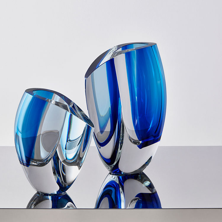 MIRAGE VASE BLUE/BLUE LARGE 2