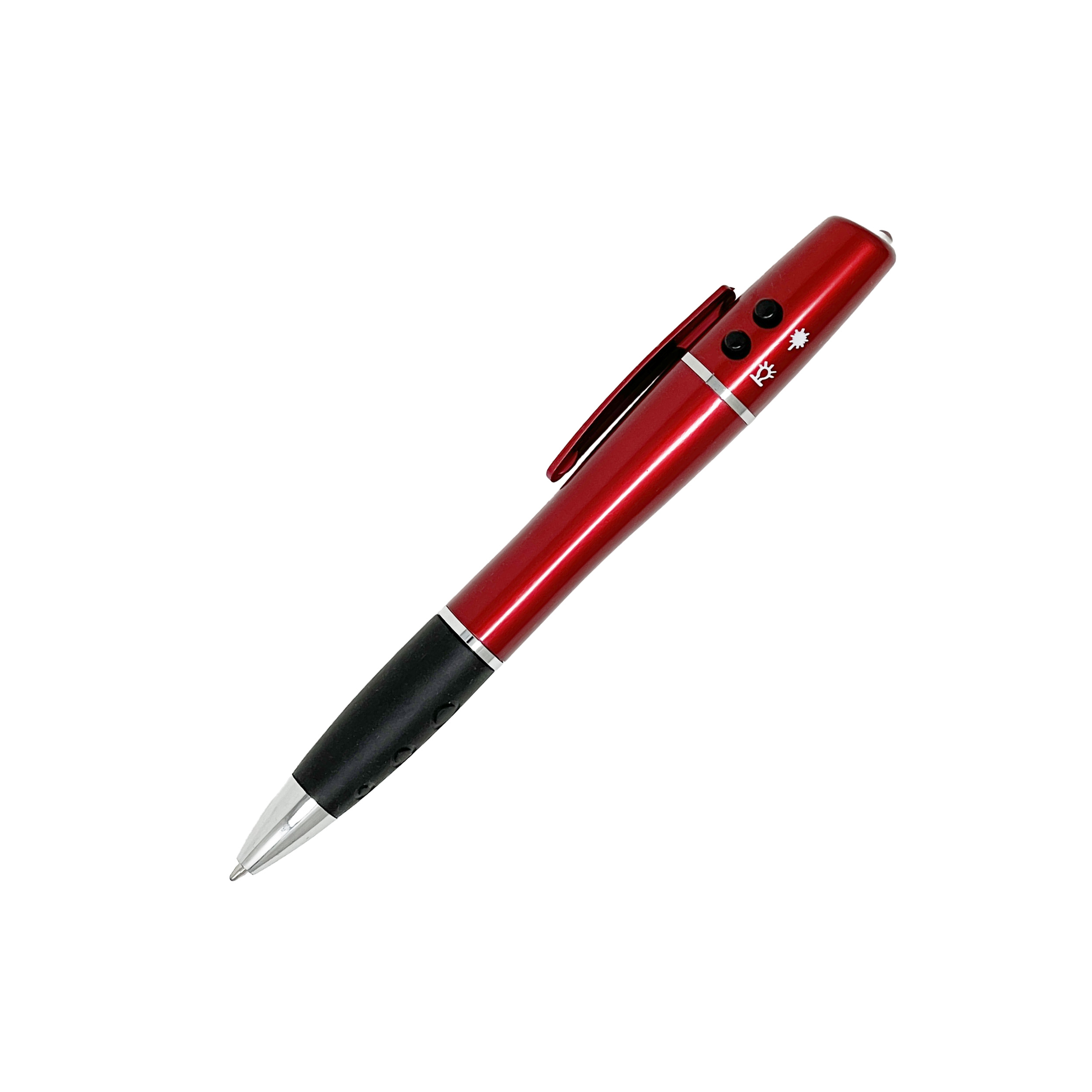 Laser Pointer LED Ballpoint Grip Pen 4