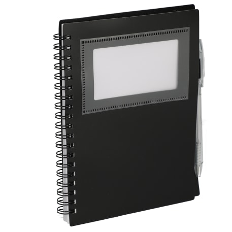FSC® Recycled 5" x 7" Star Spiral Notebook with Pe 184