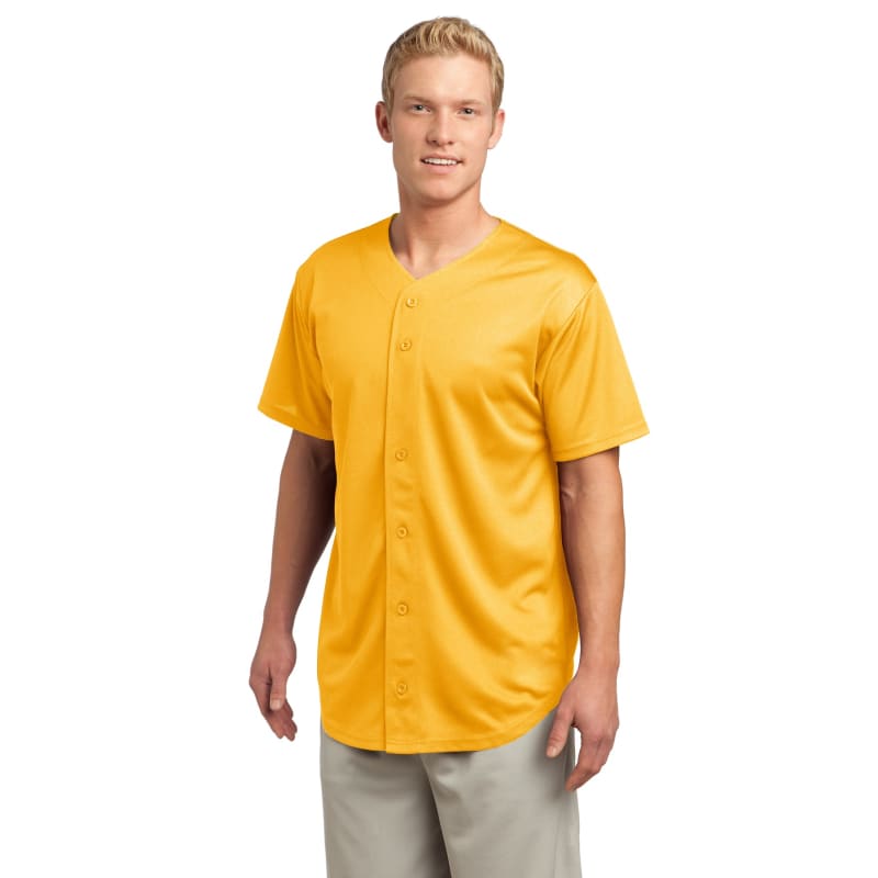 Sport-Tek PosiCharge Tough Mesh Full-Button Jersey. 43