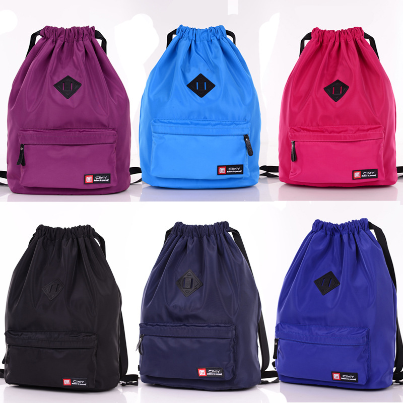 Nylon Drawstring Backpack Cinch Bag 2