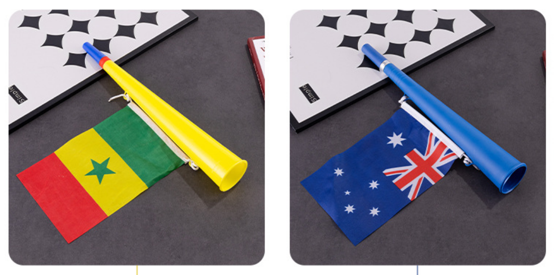 World Cup Stadium Flag Horn Noise Makers 3