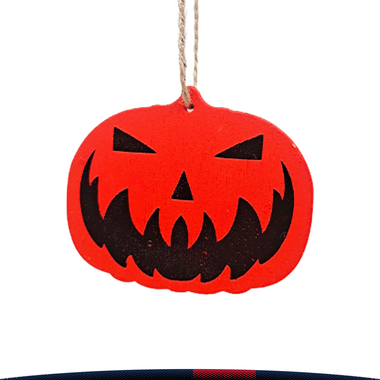 Wooden Halloween Decorative Pendant 5