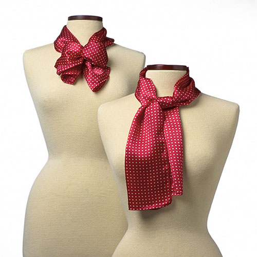 Red Newport Polyester Scarf - 8"x45" 2