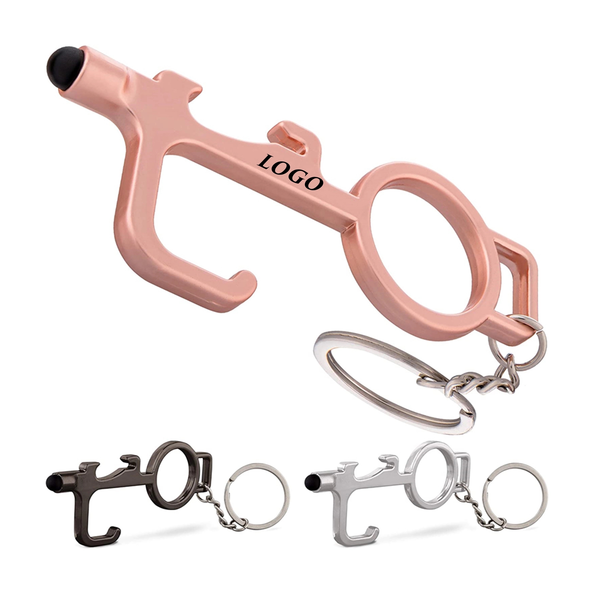 Safety Door Opener Keychain MOQ 100PCS 2