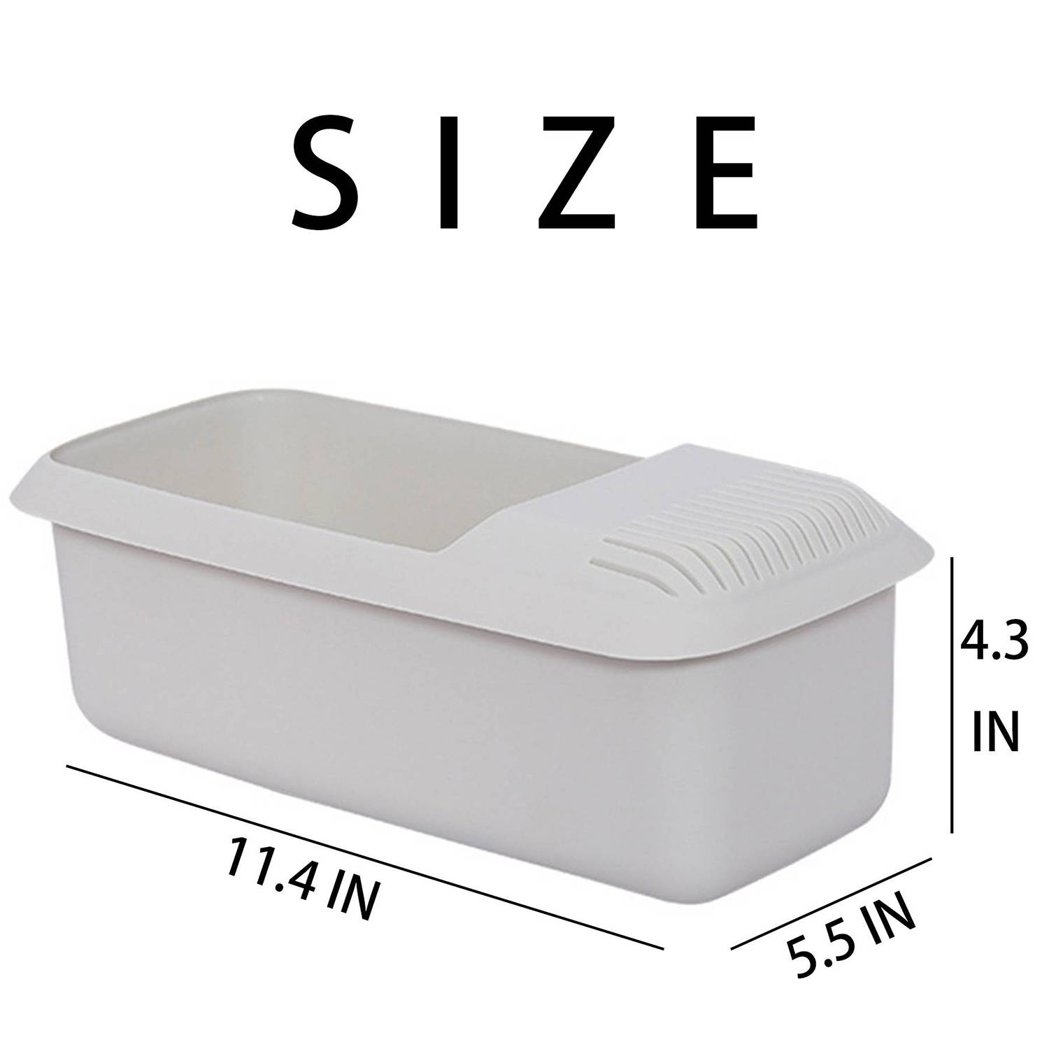 Food Grade Plastic Kitchen Draining Colander Strainer 2