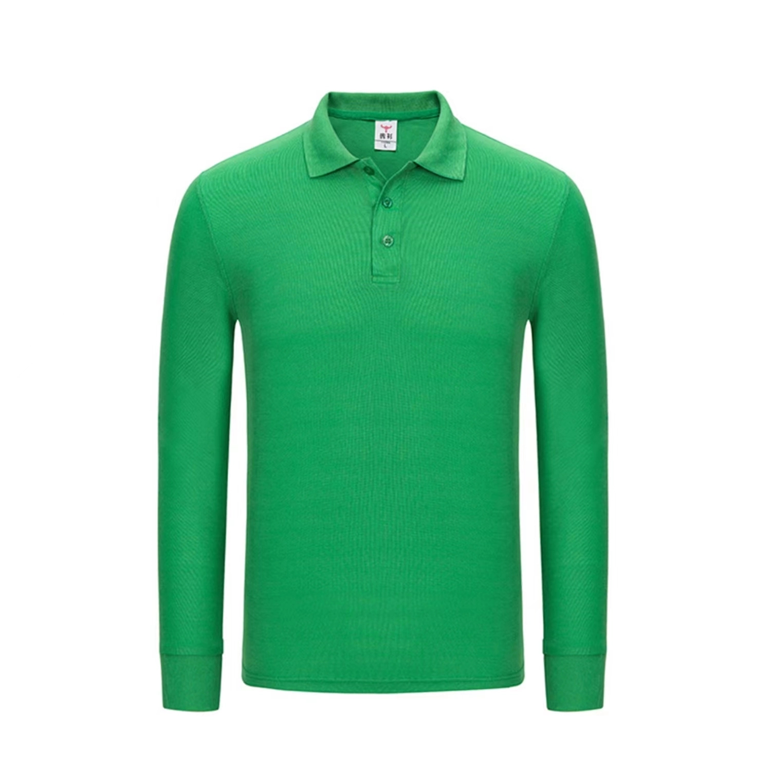 Ladies' Long-Sleeve Polo Shirts Sweatshirt Tops Work Clothes 9