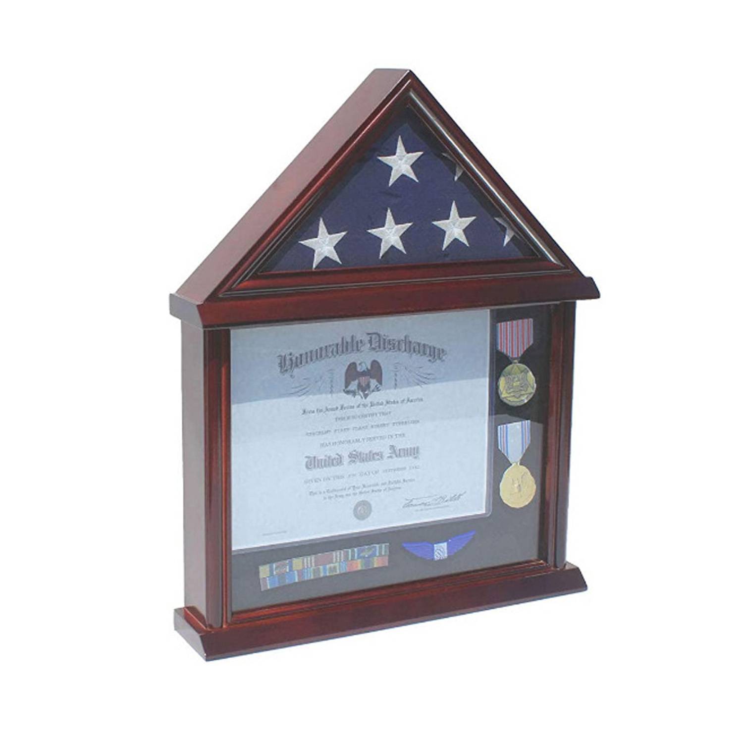 Custom Flag Case W/ Certificate Holder 5