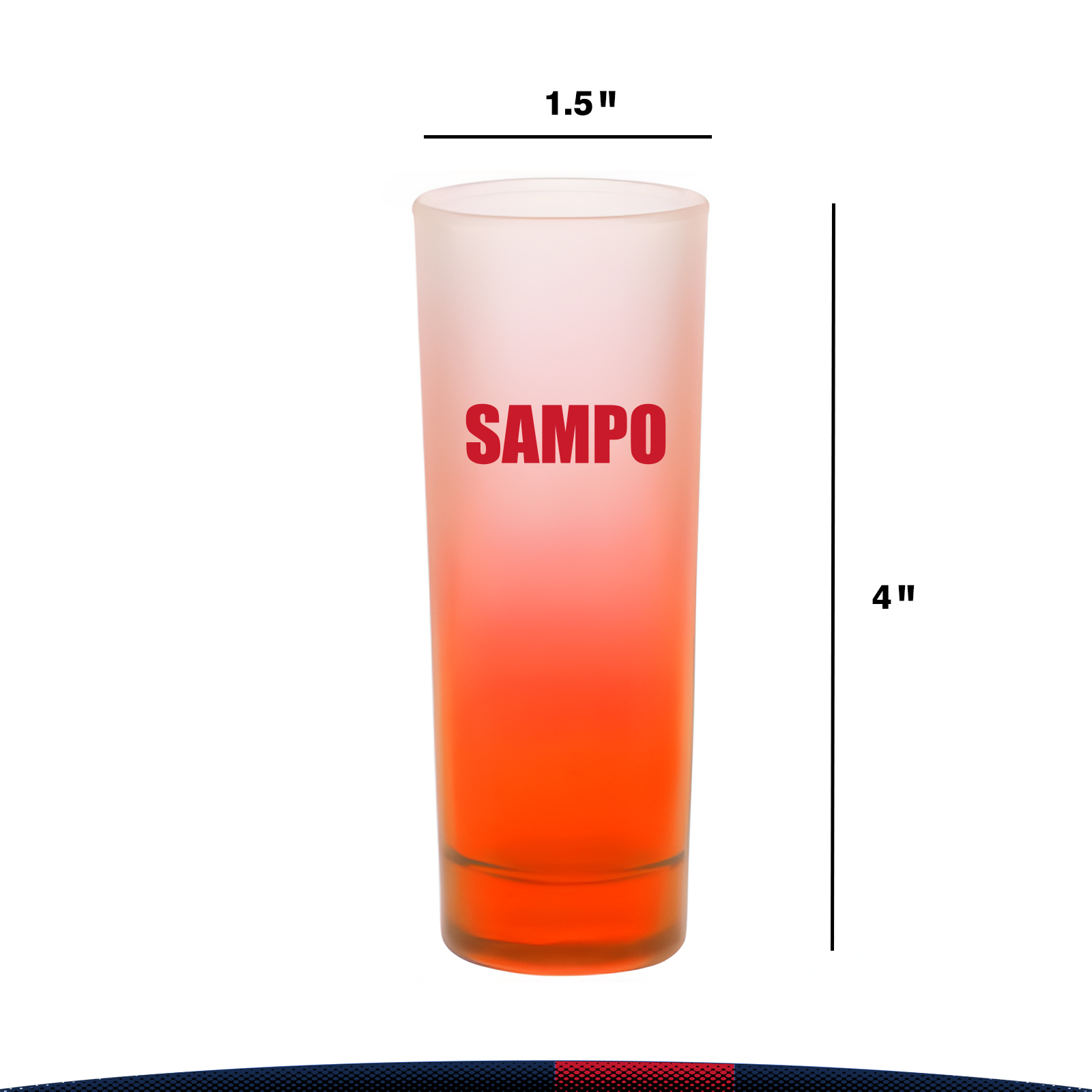 2 oz. Frosted Water Glasses 8