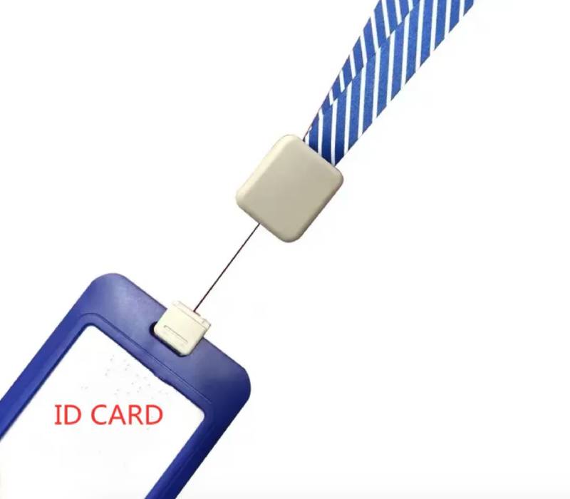 PVC Leather Card Badge Wallet with Lanyard - Style 1 4