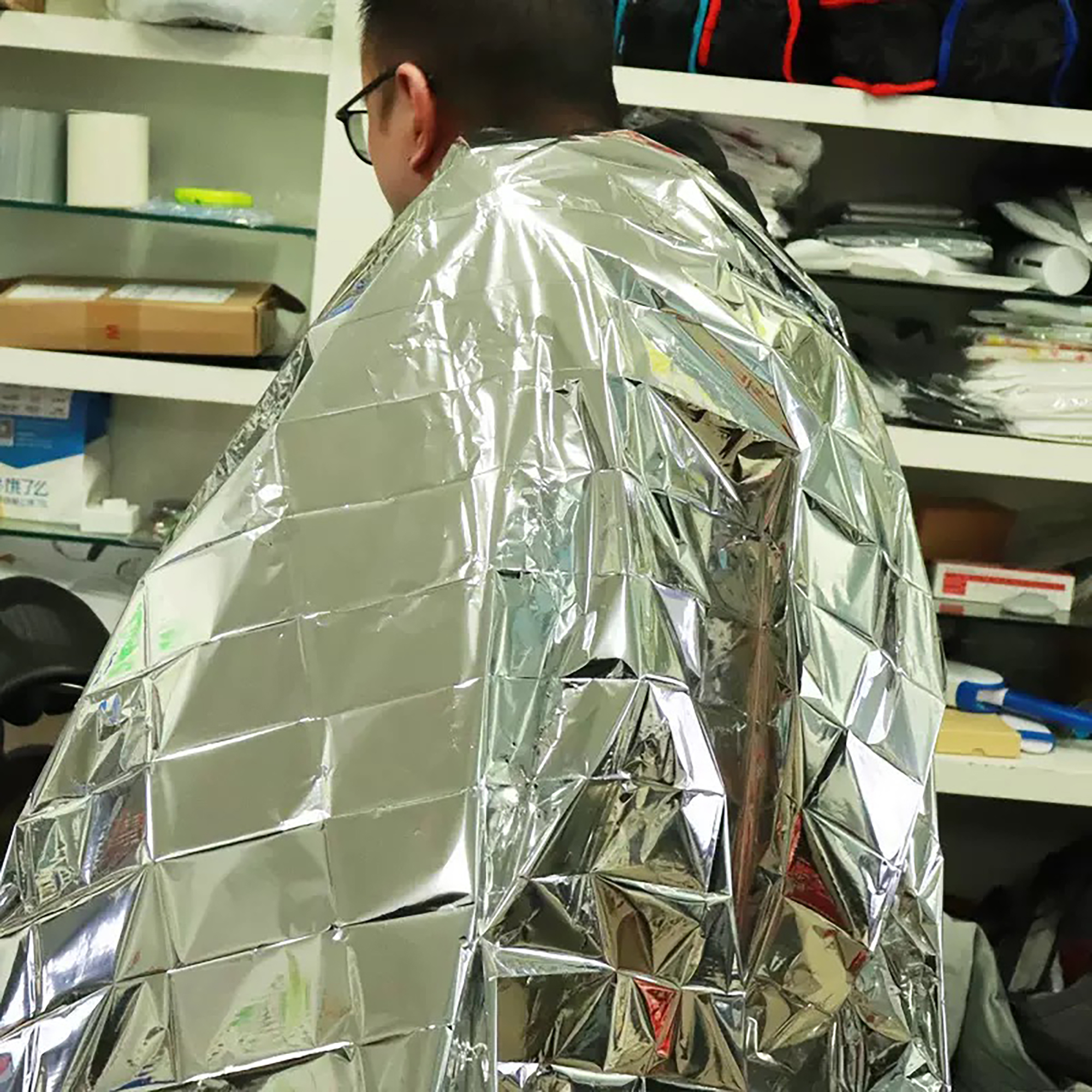 Waterproof PET Emergency Thermal Blanket 3