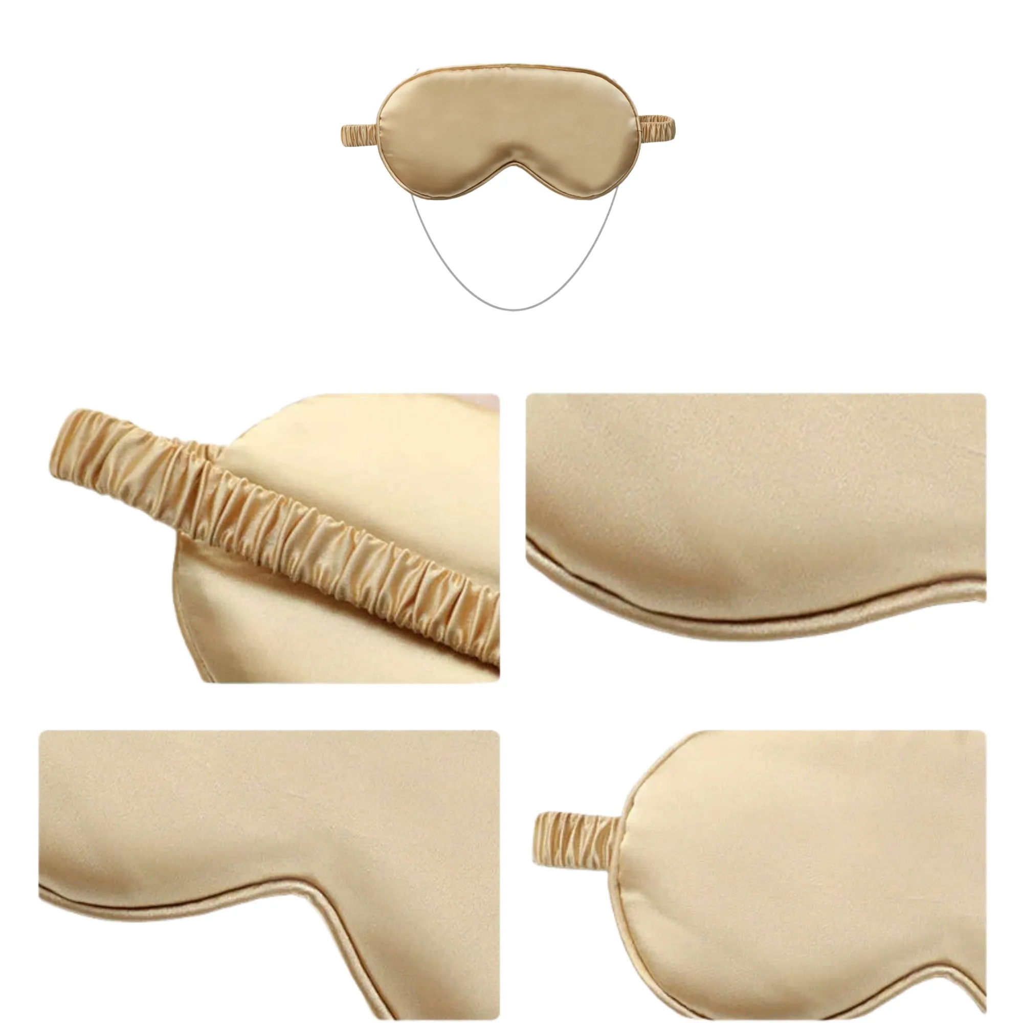 Silk-Like Light-Blocking Sleep Eye Mask For Sensitive People 2