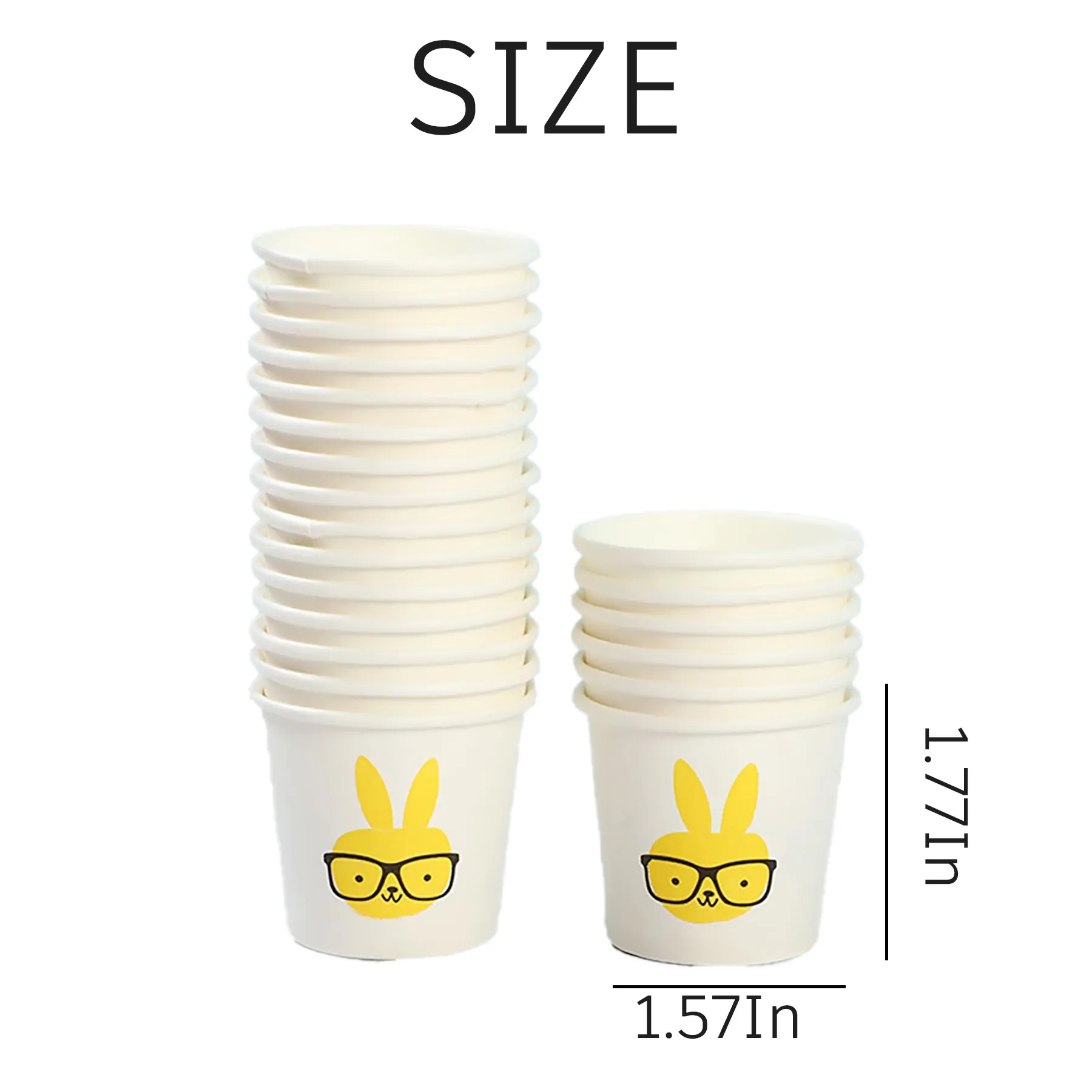 Paper 50 Disposable 30ml Shopping Mall Tasting Cups 6