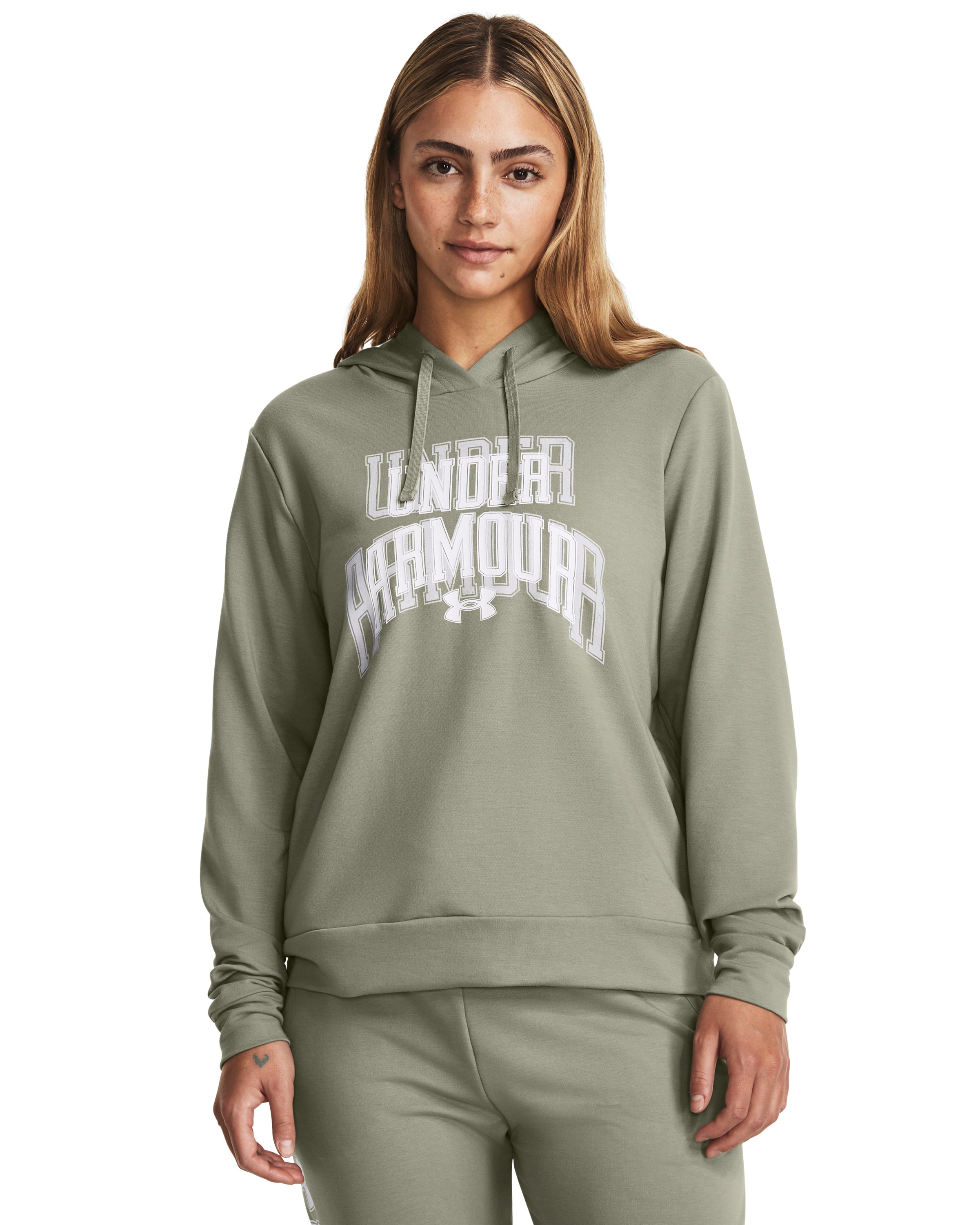 UA Rival Terry Graphic Women's Hoodie 4