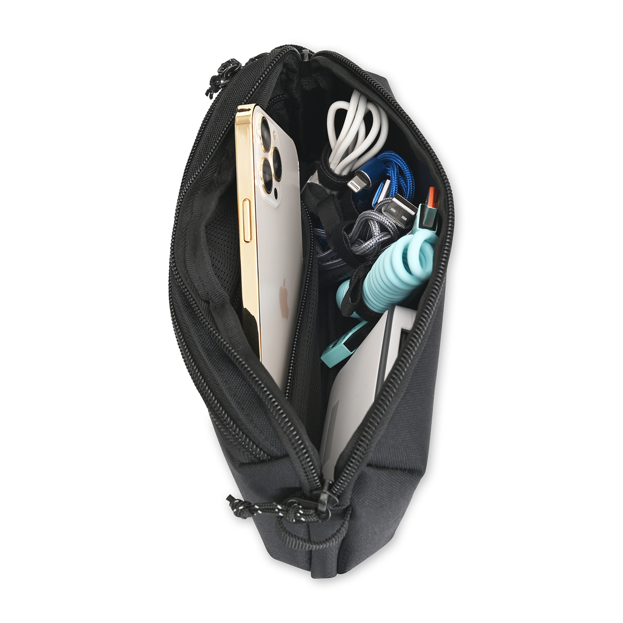 Newton Recycled rPET Electronics Cord Management Pouch 10