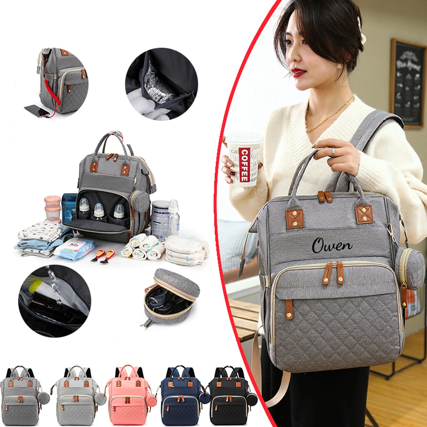 Diaper Bag Backpack 2