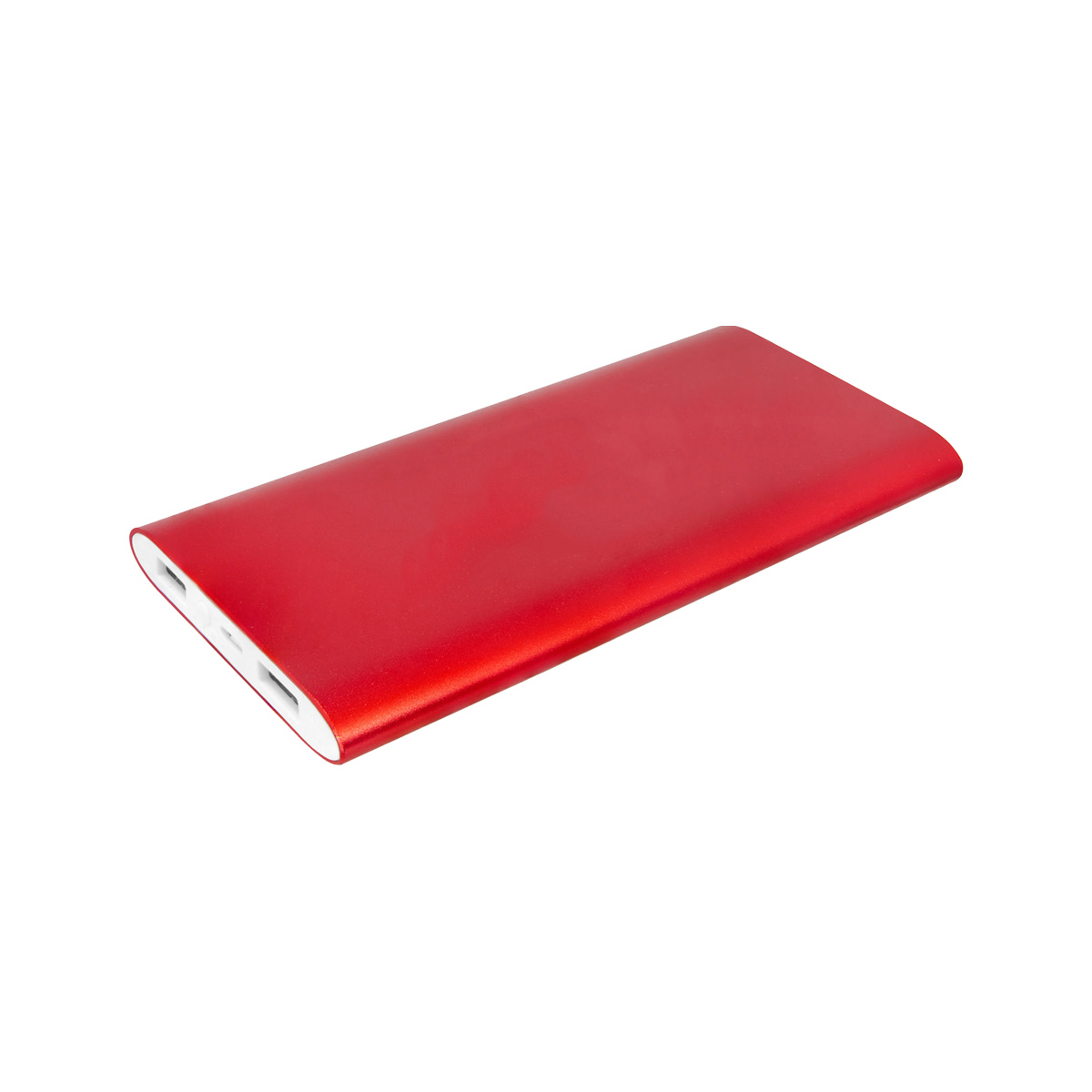 Red 8000mAh Power Bank & Wireless Anodized Aluminum Charger w/USB Cord 3
