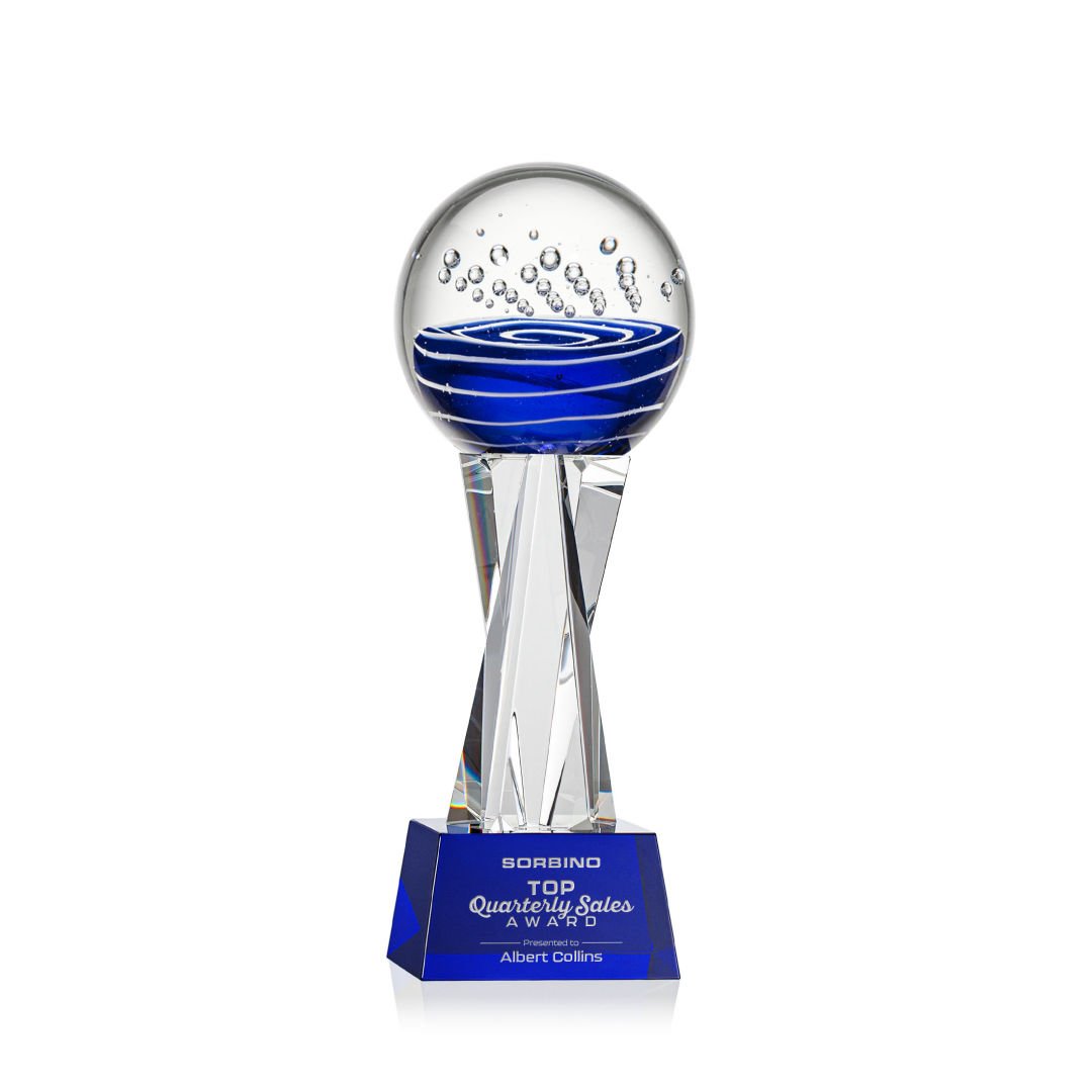 Tranquility Award on Grafton Base - Blue 5