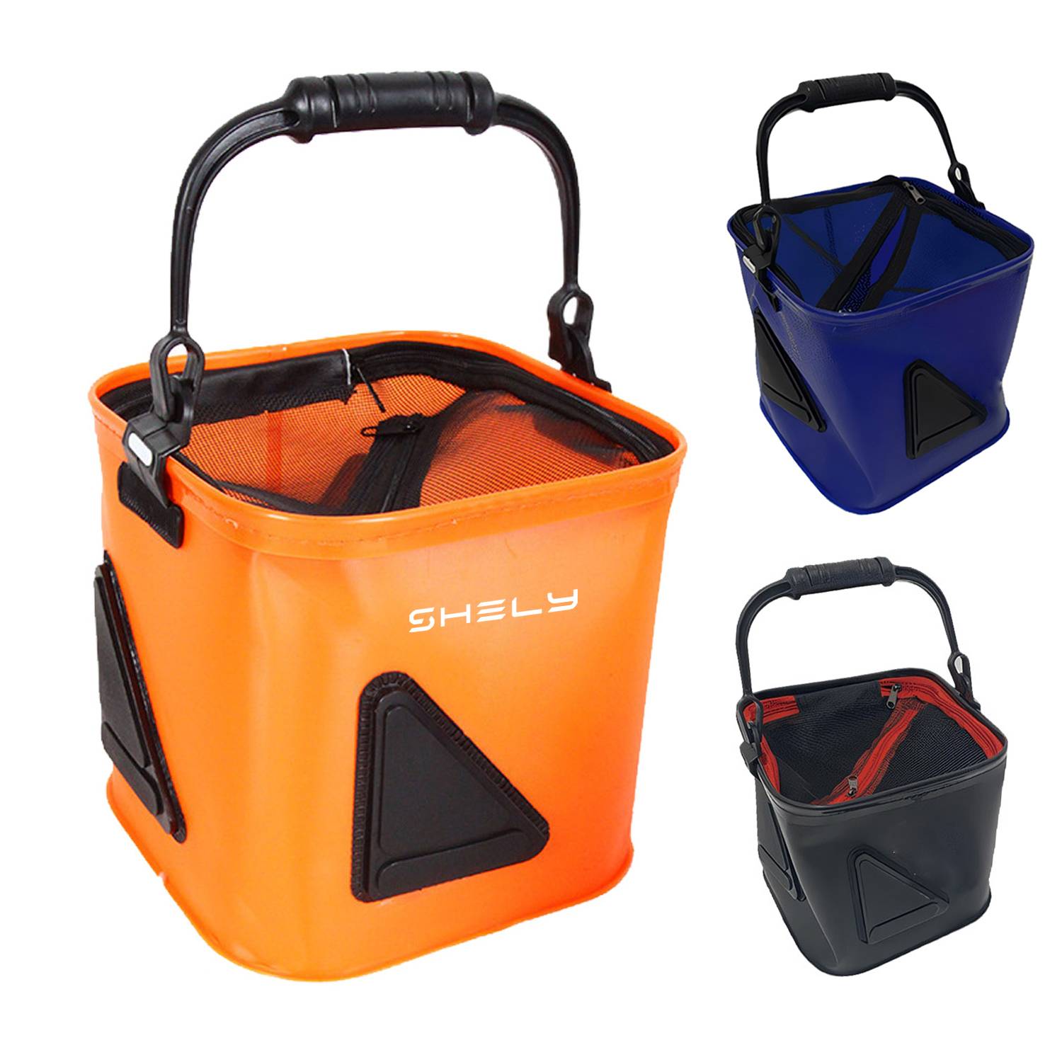 Fishing Bucket Foldable Waterproof EVALive Fish Container 4