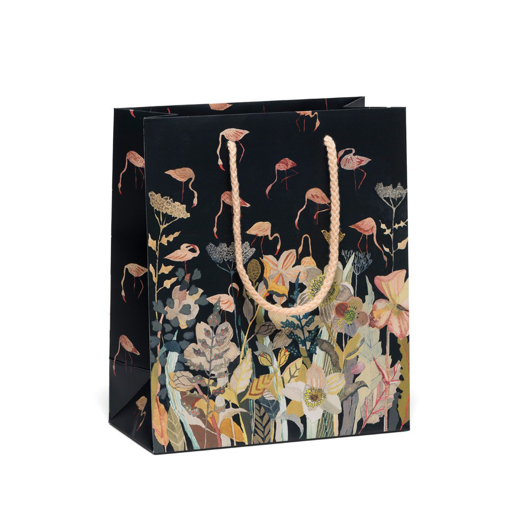 210g C1S paper bag with full color imprint on all sides (6.25*8*2.5") 2