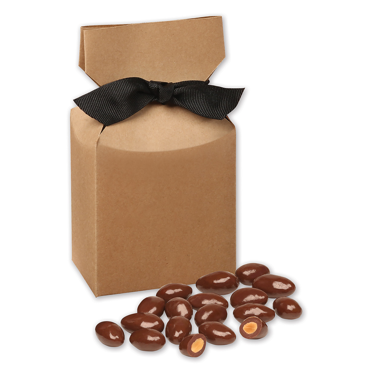 Chocolate Covered Almonds in Kraft Premium Delights Gift Box 1