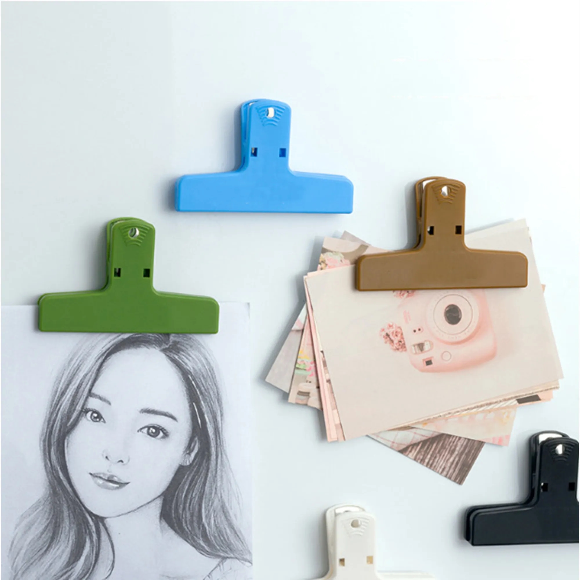 Magnetic Memo Bill Plastic Clip Fridge Sticker 2