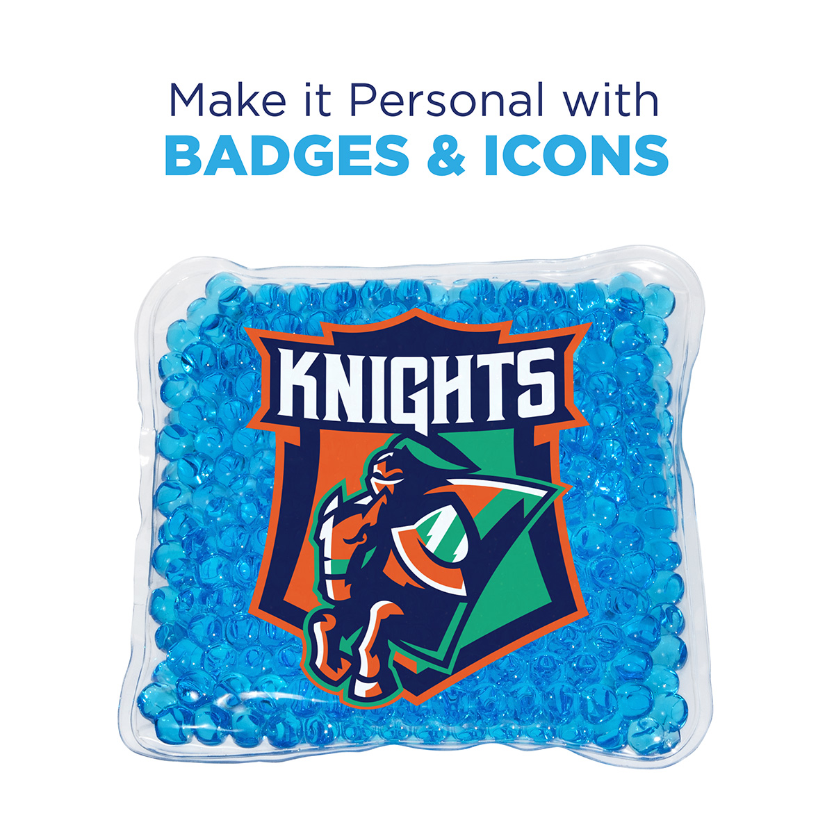 Full-Color Square Aqua Pearls™ Hot/Cold Pack 10