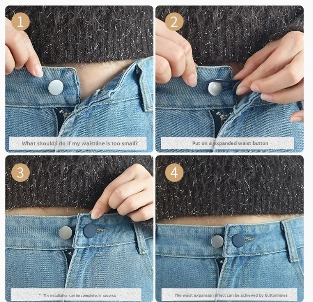 PP Button Waist Extender for Jeans and Pants 6