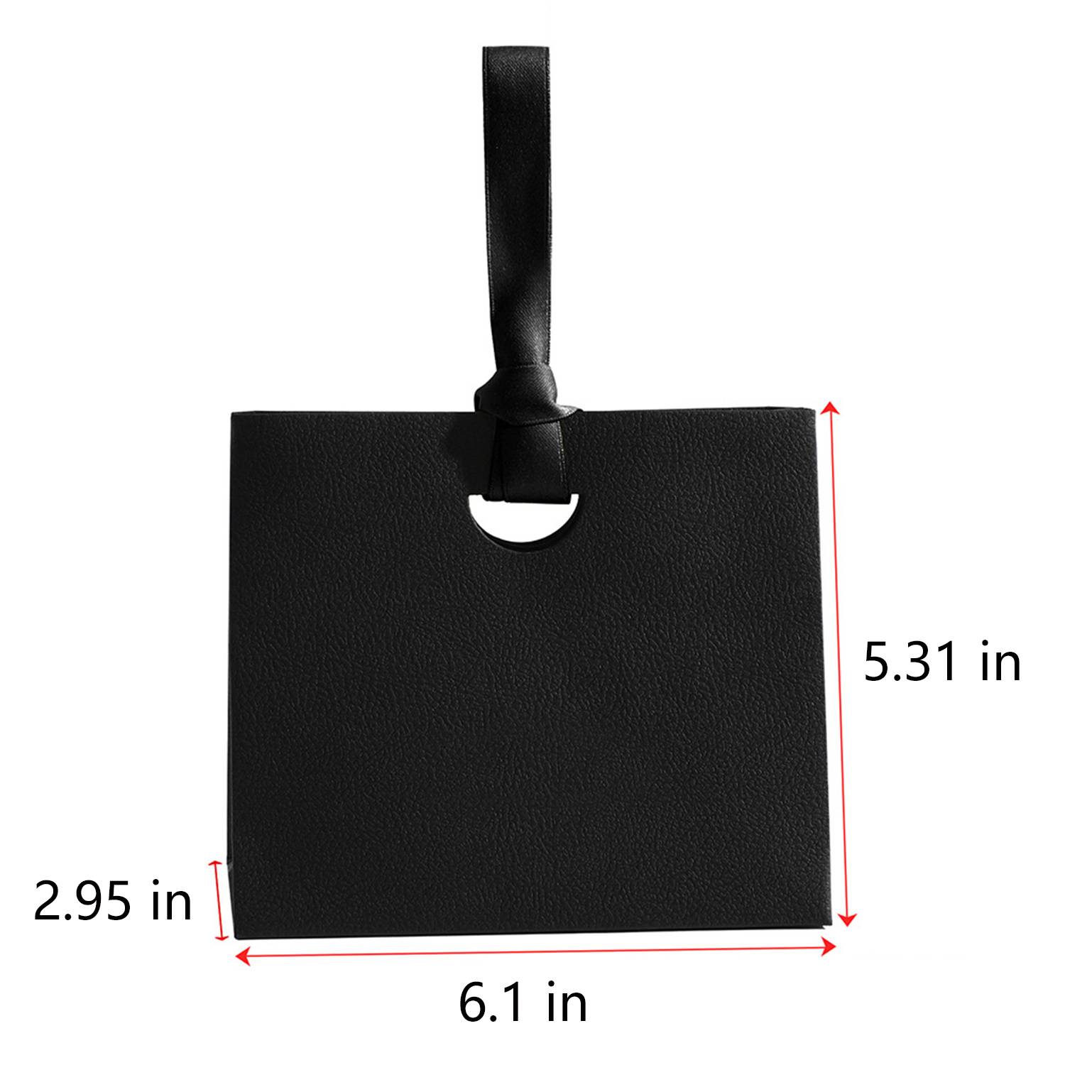 Colorful Paper Gift Tote Bags W/ Handheld Ribbon 4