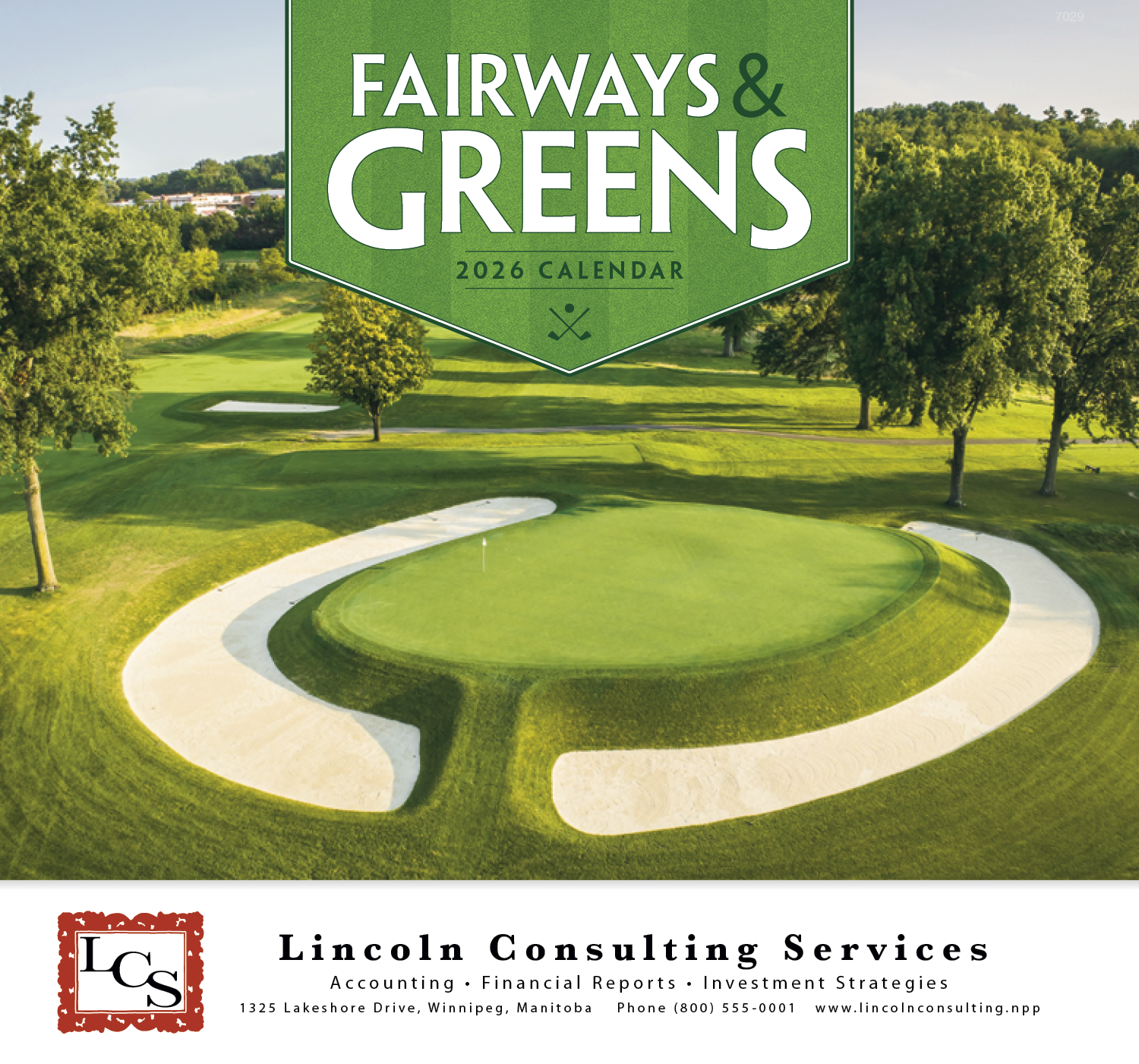 Good Value™ Fairways & Greens - Stapled Calendar 14