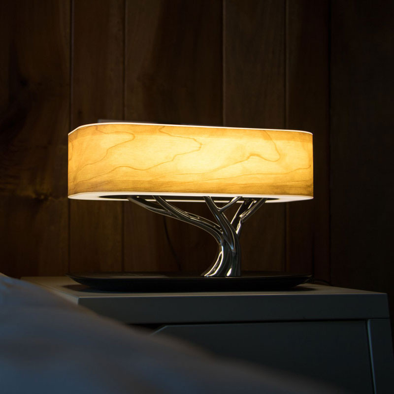 Bonsai Tree Light with Wireless Speaker and Charger 12