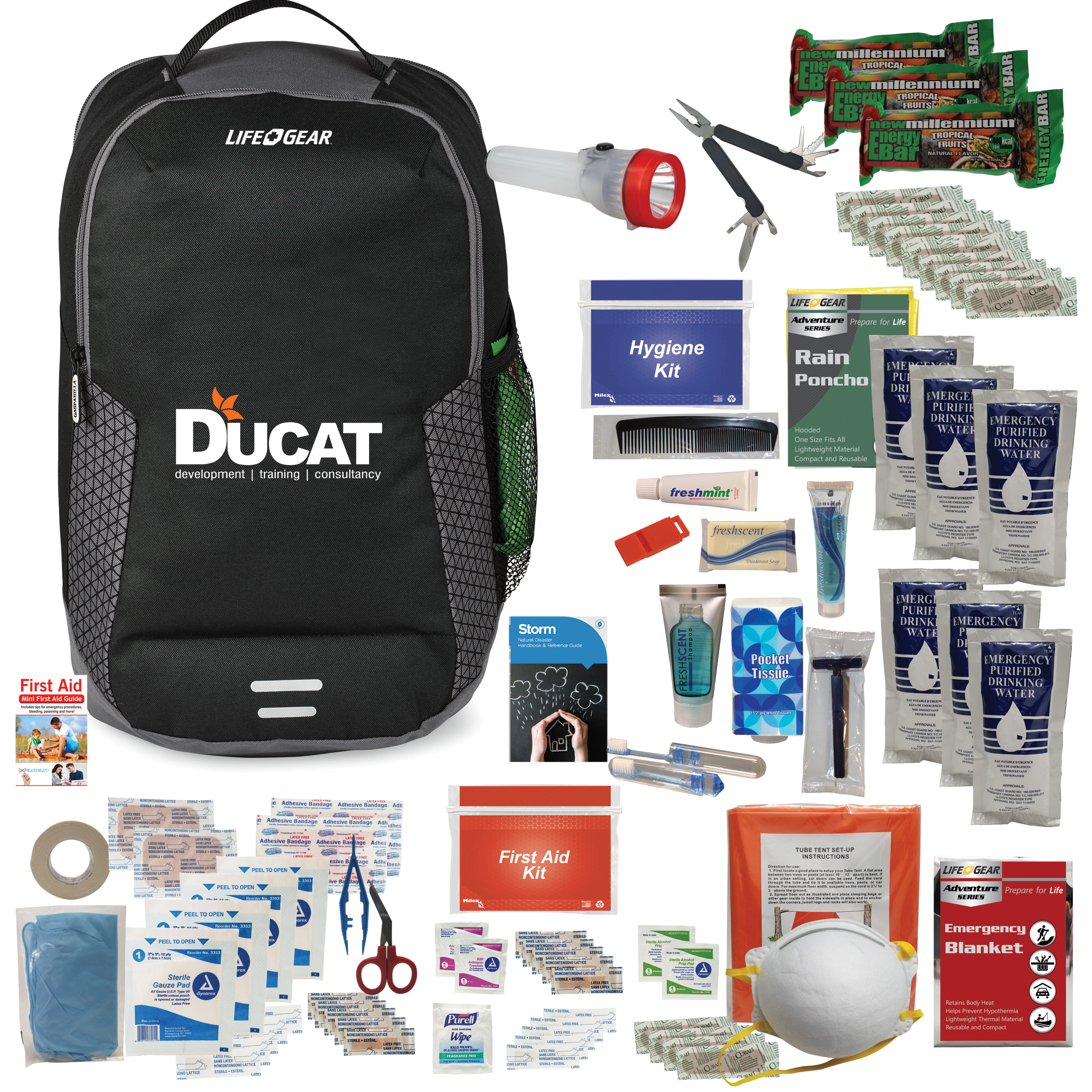 Life Gear Survival Disaster & First Aid Backpack 2.0 6