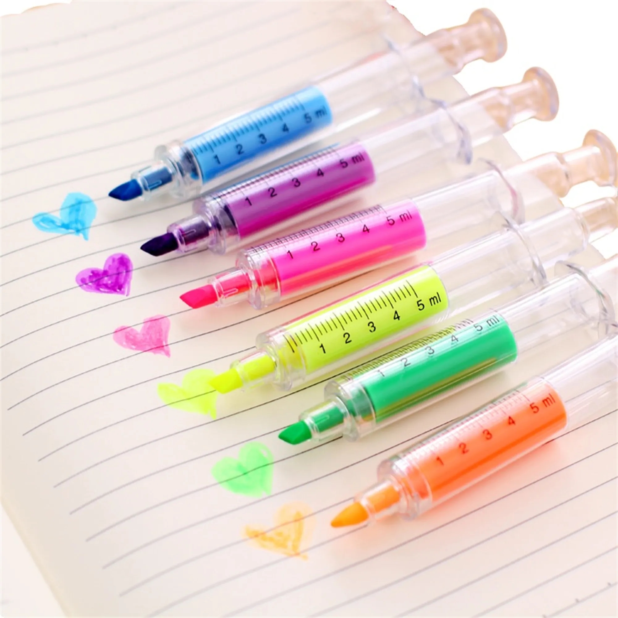 Syringe Watercolor Highlighter Pen 9