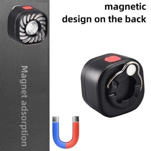 RGB Lights Sensitive Rechargeable Head Flashlight 9
